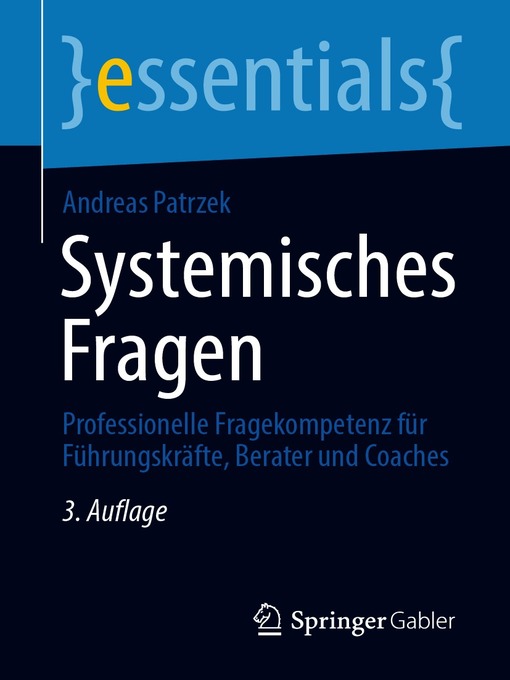 Title details for Systemisches Fragen by Andreas Patrzek - Available